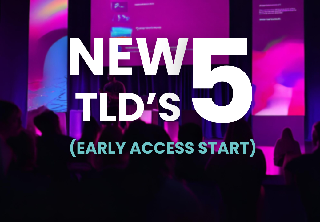 Five new Top-Level Domains
